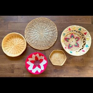 Wall Baskets Decor Lot